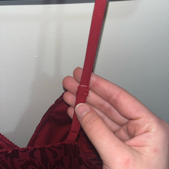 Red Velvet Bodysuit - Picture 5 of 5